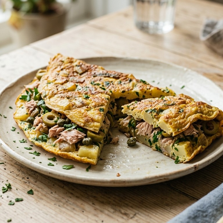 Aardappel-sjalotten-omelet
