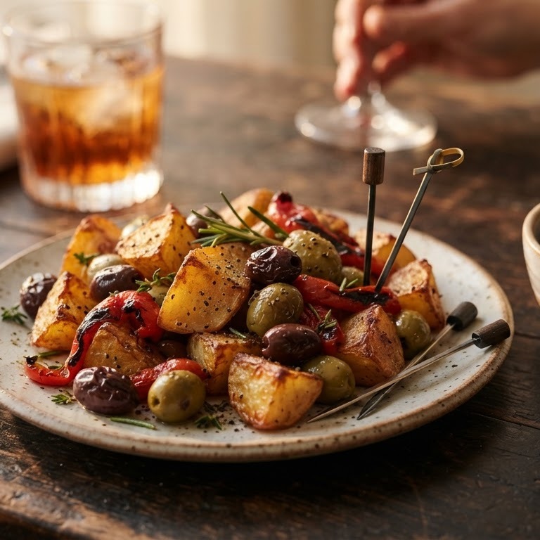 Aardappelblokjes uit de oven
