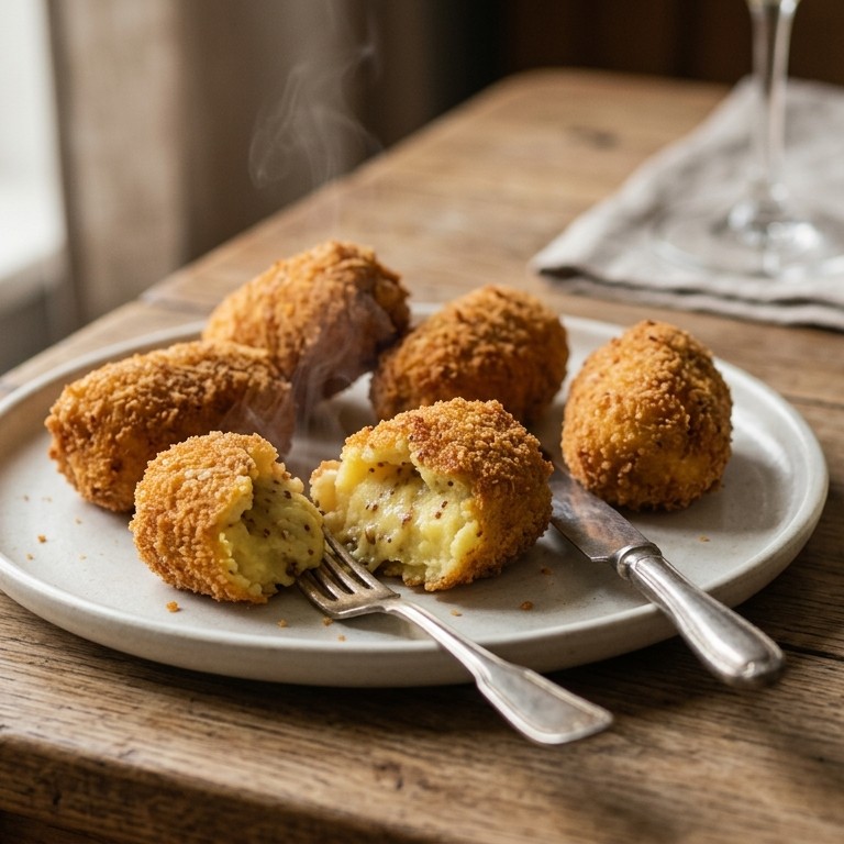 Aardappelmosterd kroketten