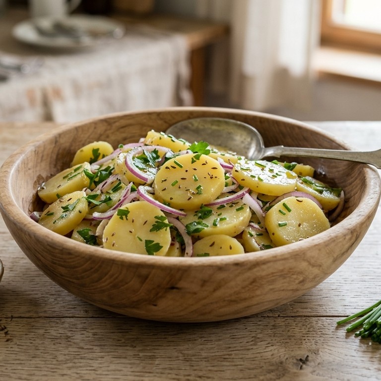 Aardappelsalade uit de Alpen