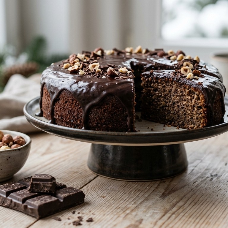 Aardappeltaart met chocolade