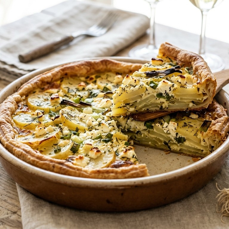 Aardappeltaart met Feta