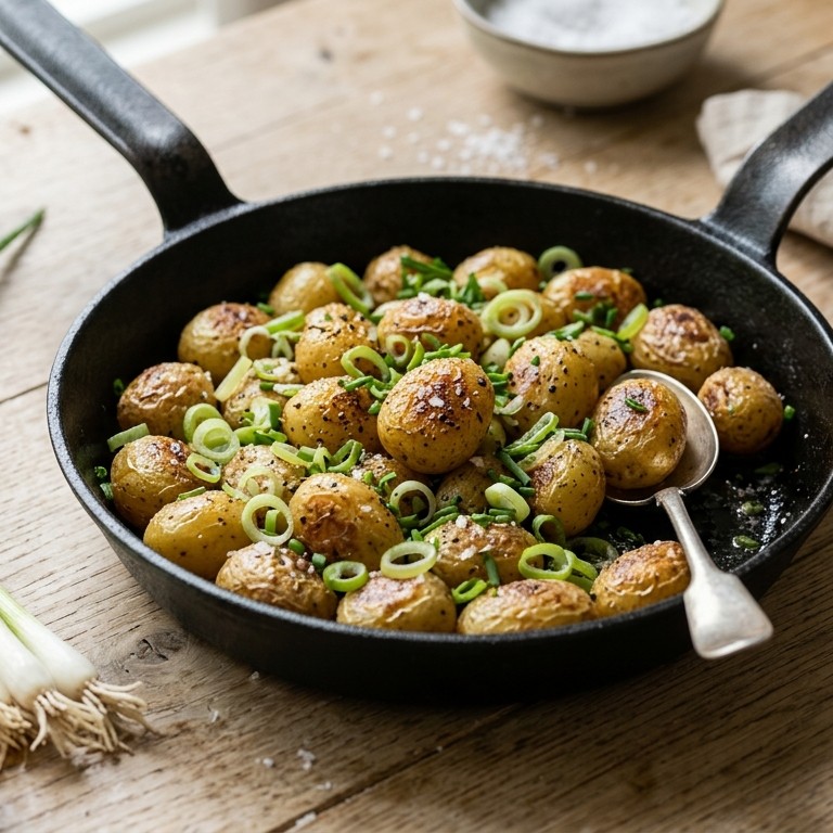 Aardappeltjes in het groen