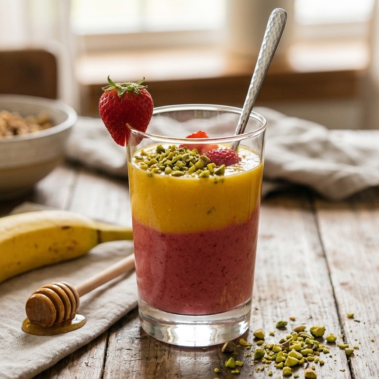 Aardbei – mango smoothie