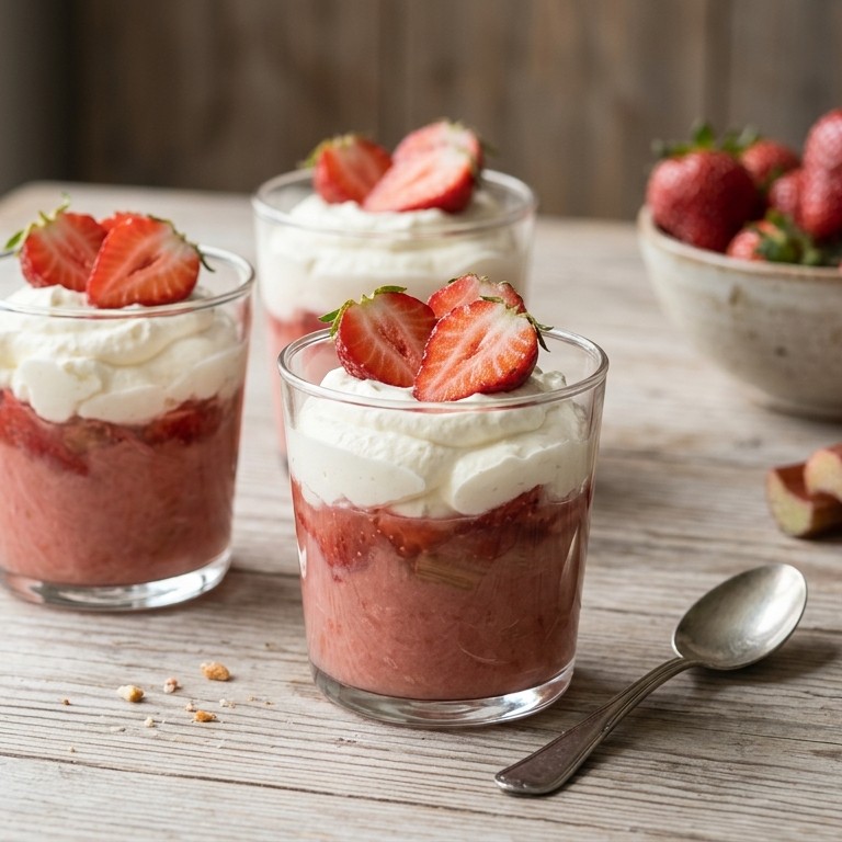 Aardbei-mascarpone