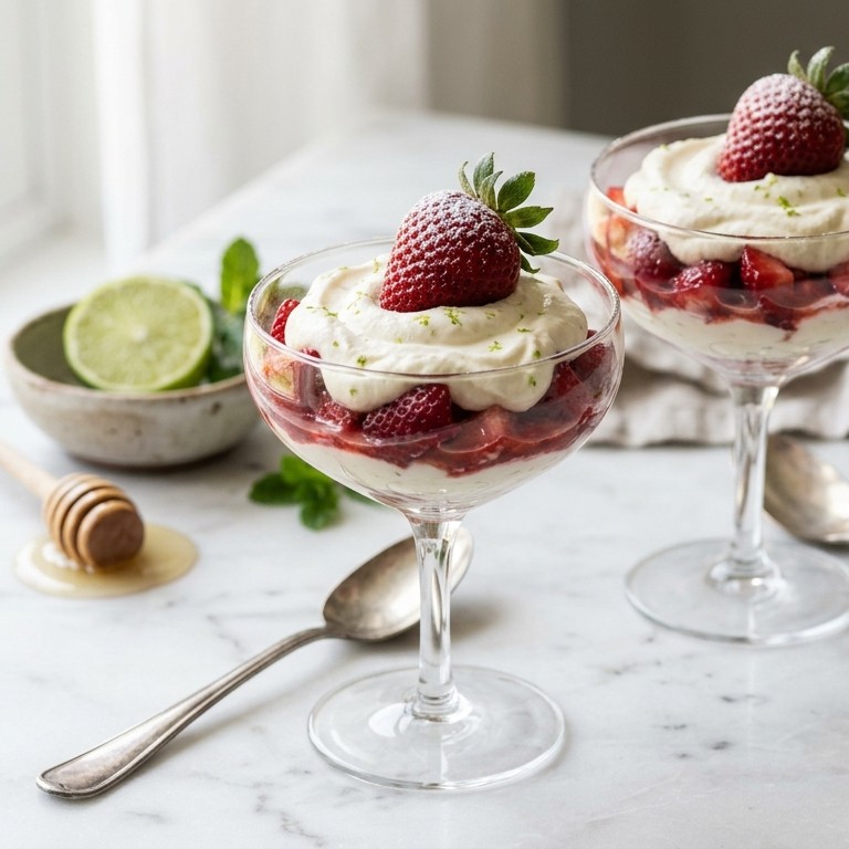 Aardbeien met mascarpone