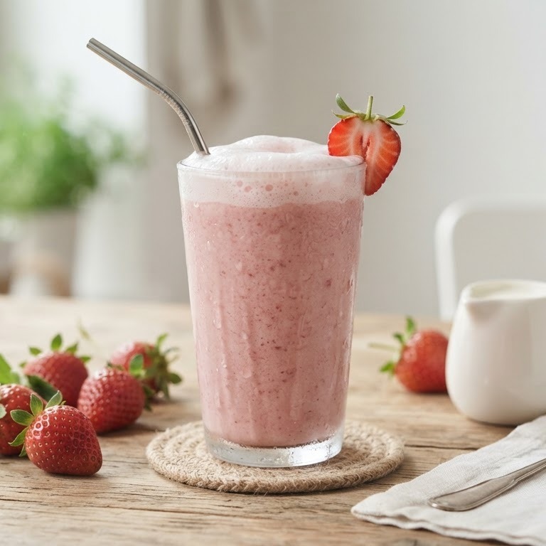 Aardbeien shake