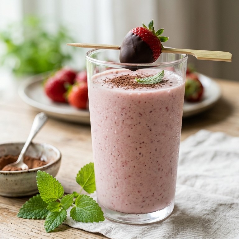 Aardbeien-yoghurtshake