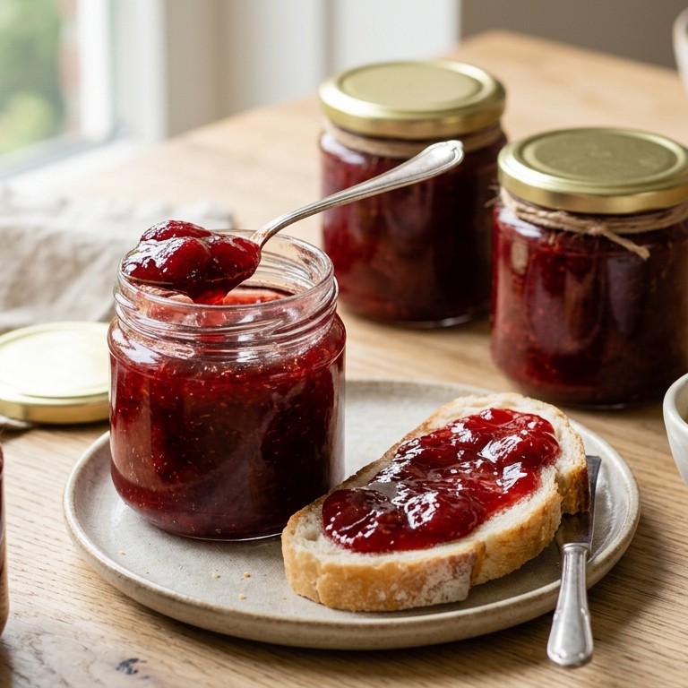 Aardbeienjam met citroen