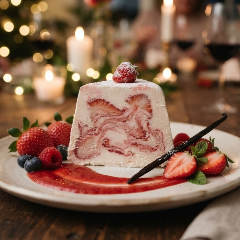 Aardbeienparfait