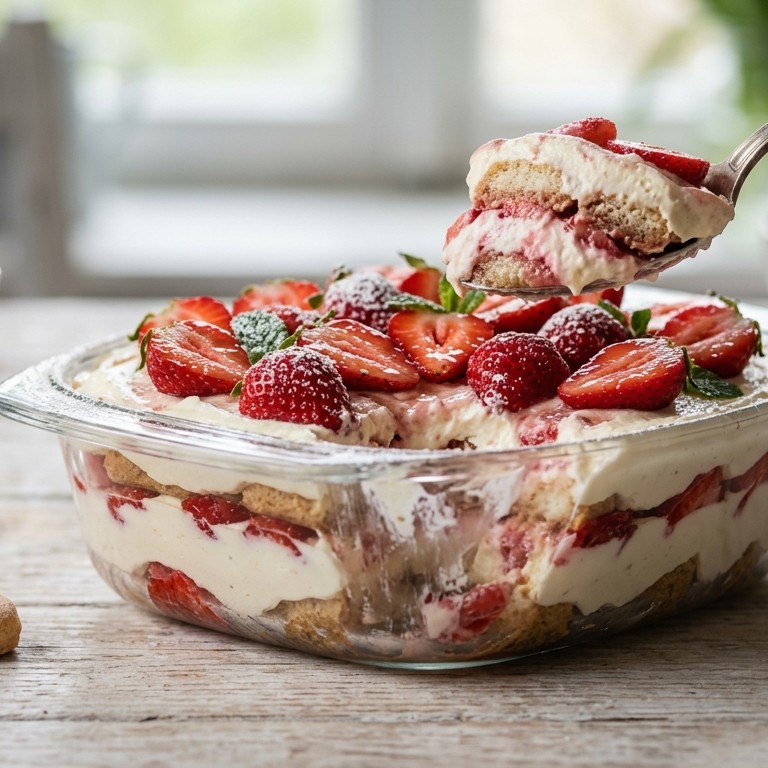 Aardbeientiramisu