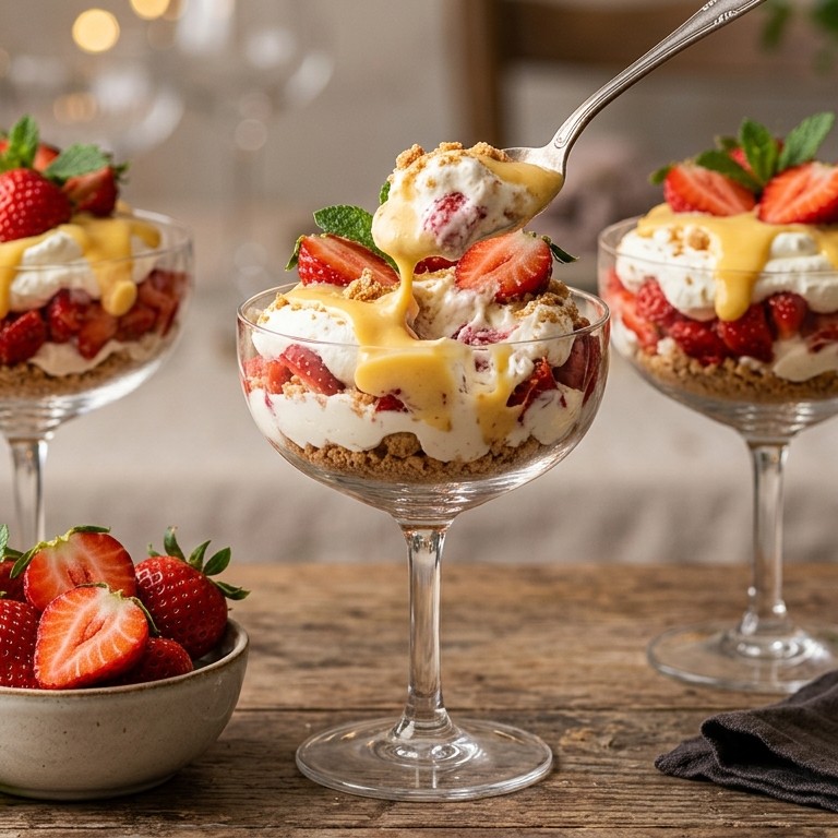 Aardbeientoetje met advocaat