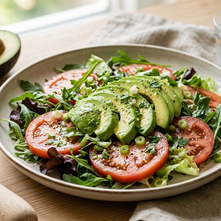 Advocadosalade met een limoendressing