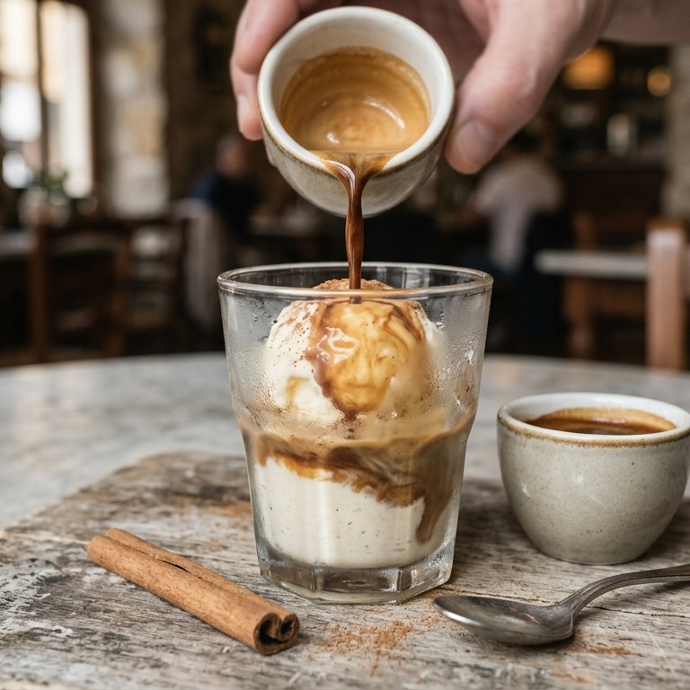 Affagato-espresso