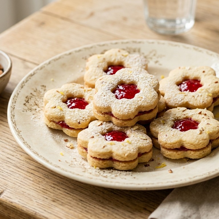Amandelbloemenkoekjes