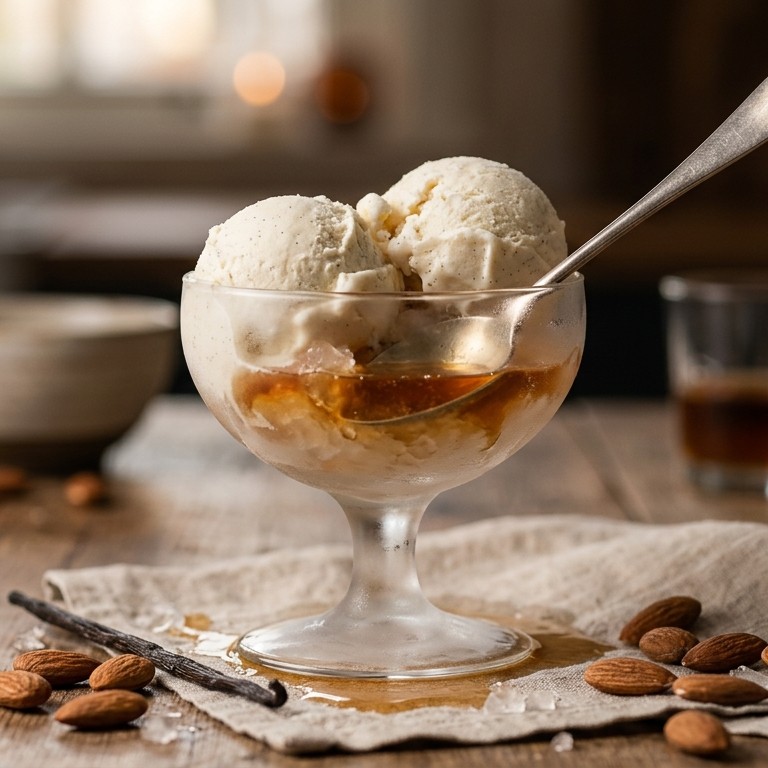 Amaretto cocktail sorbet