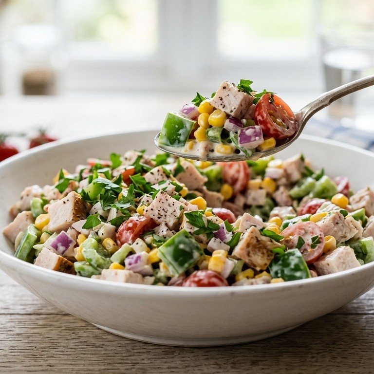 Amerikaanse kalkoensalade