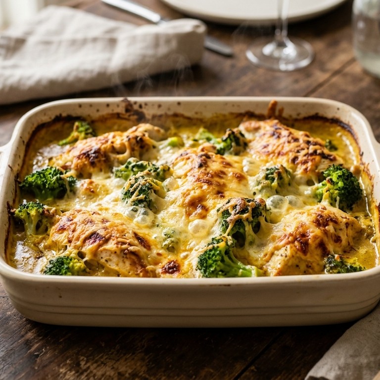 Amerikaanse kip met broccoli