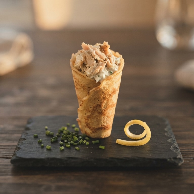 Amuse gerookte meerval