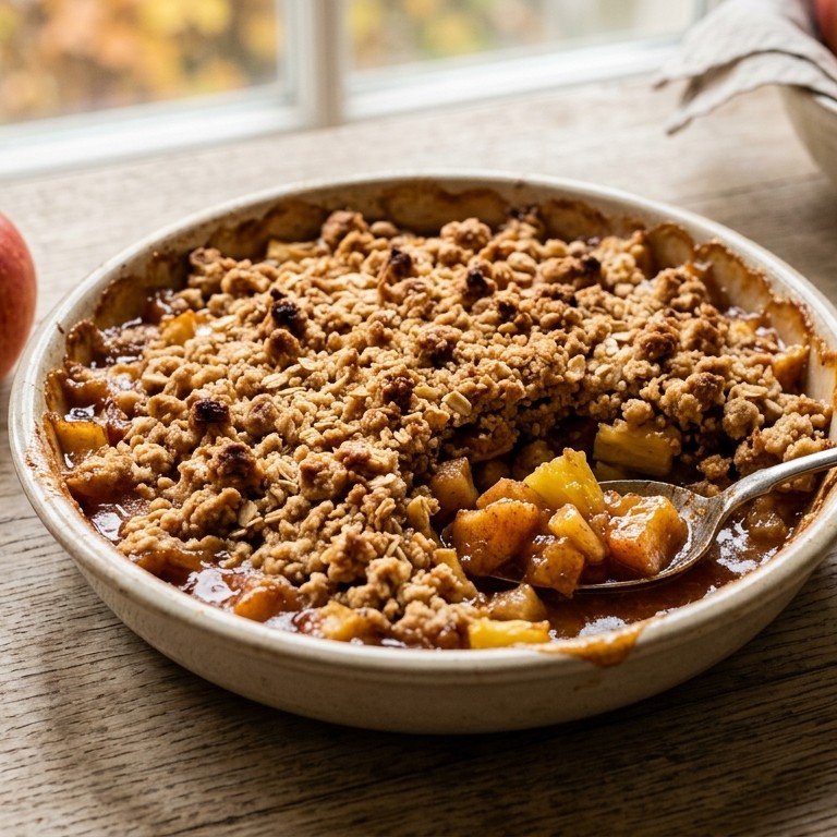 Ananas appel crumble