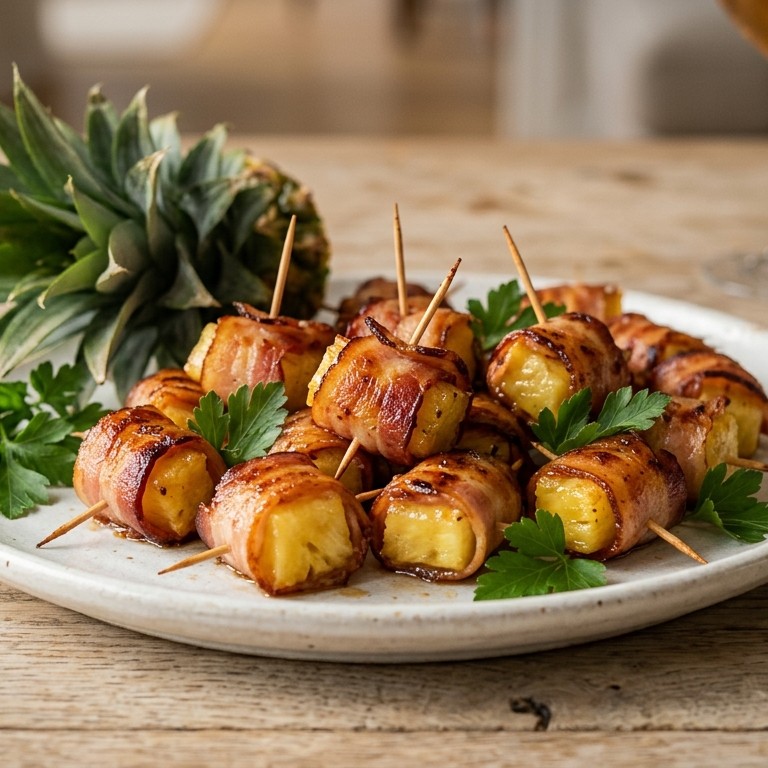 Ananas baconhapjes
