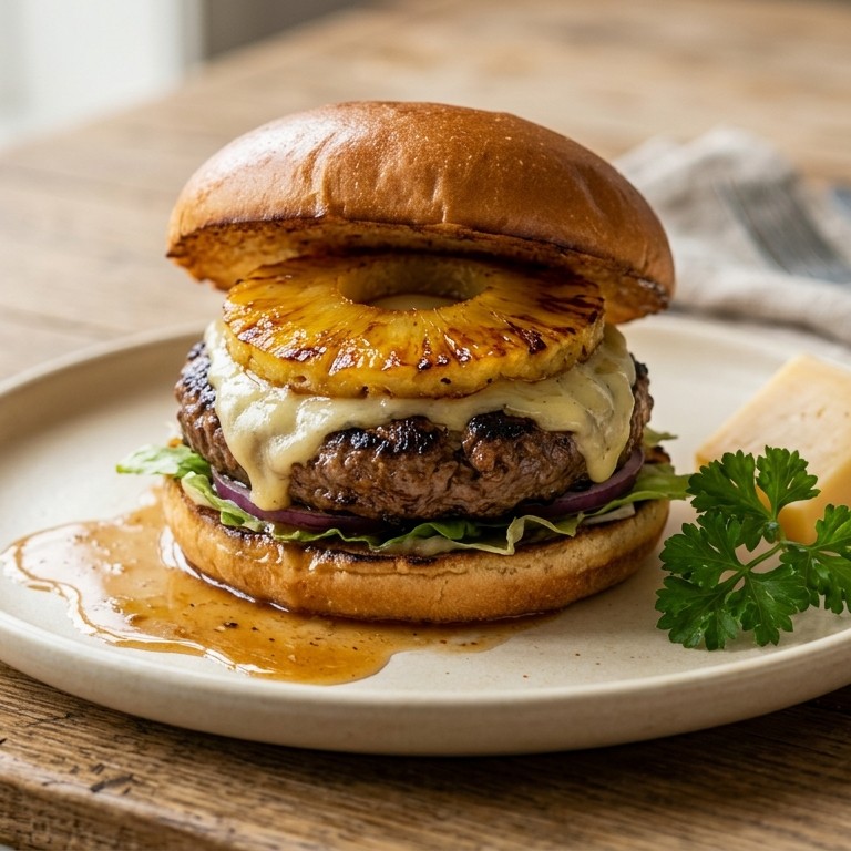Ananas hamburger