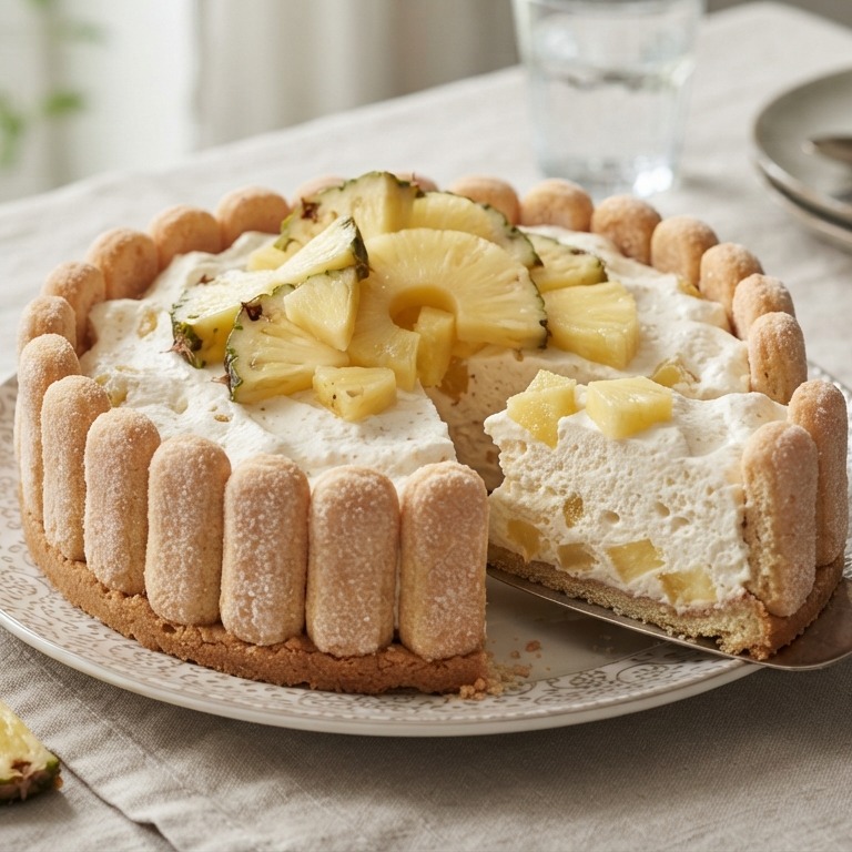 Ananas kwarktaart