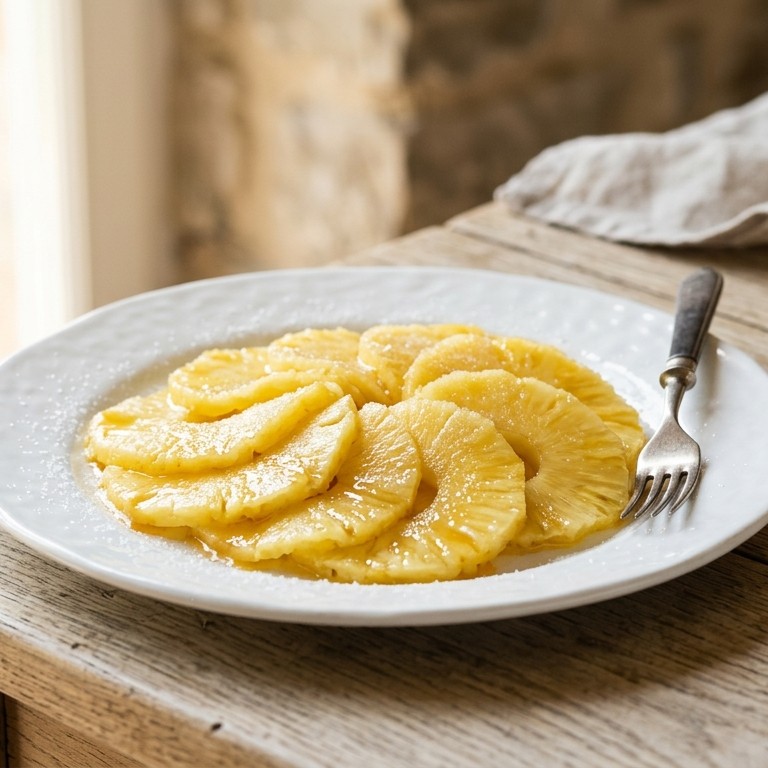 Ananas met likeur