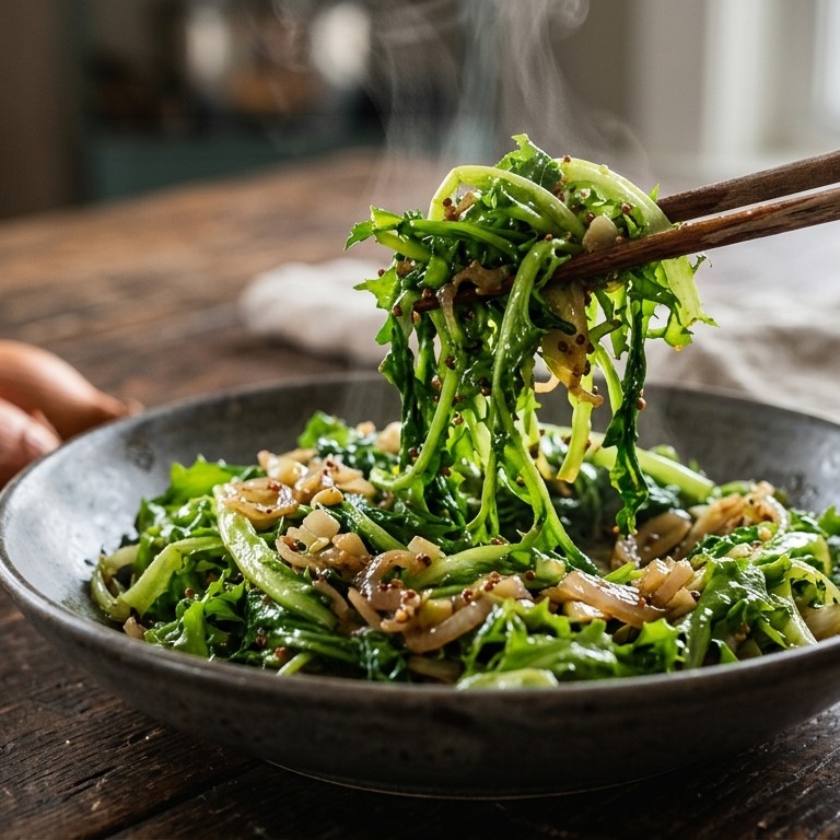 Andijvie in de wok