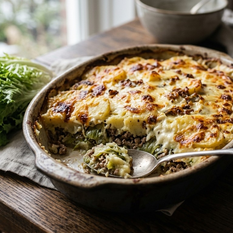 Andijvieschotel met creme fraiche