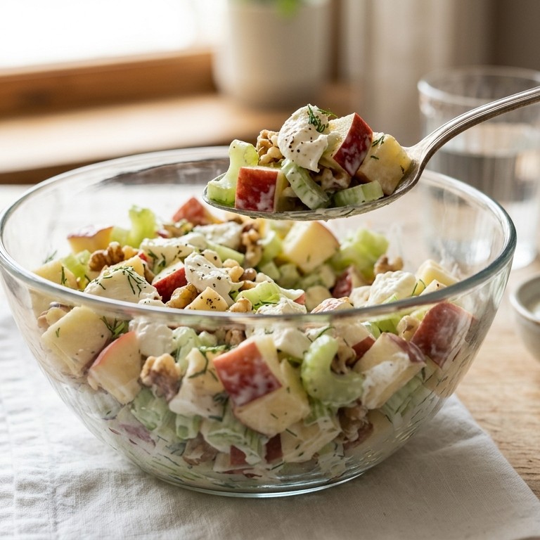 Appel-bleekselderijsalade
