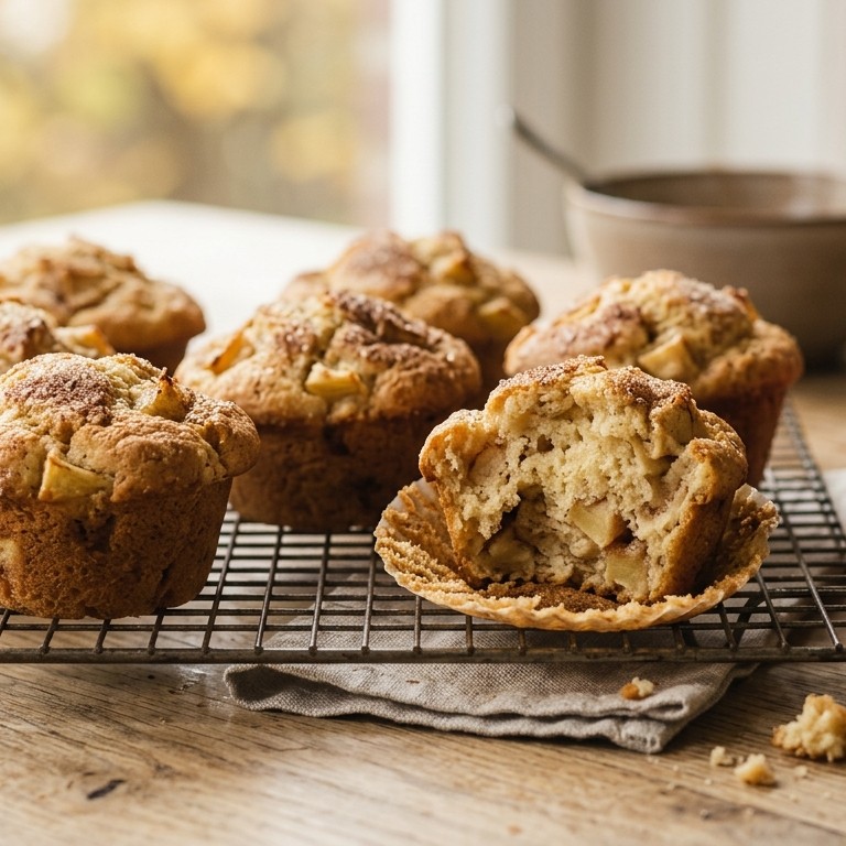 Appel-kaneelmuffins voor de slanke lijn