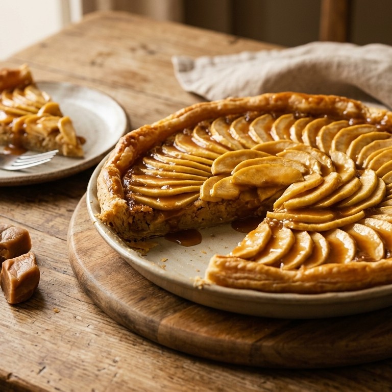 Appel-karameltaart