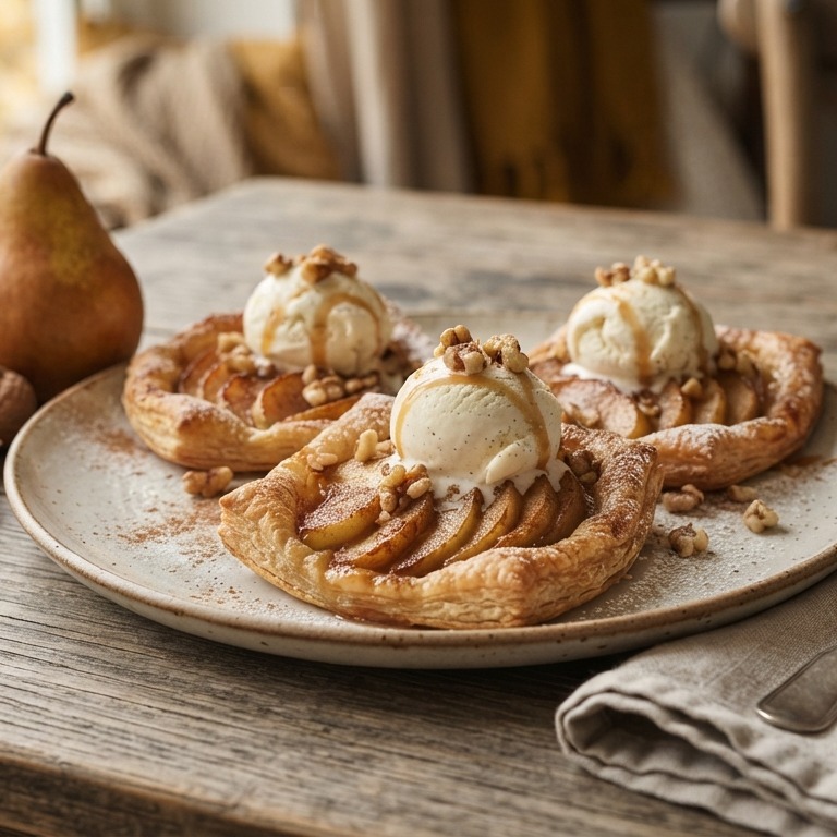 Appel-perentaartjes (warm)