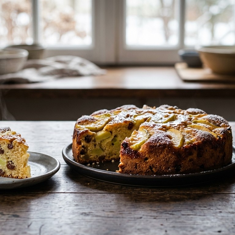 Appelcake met calvados