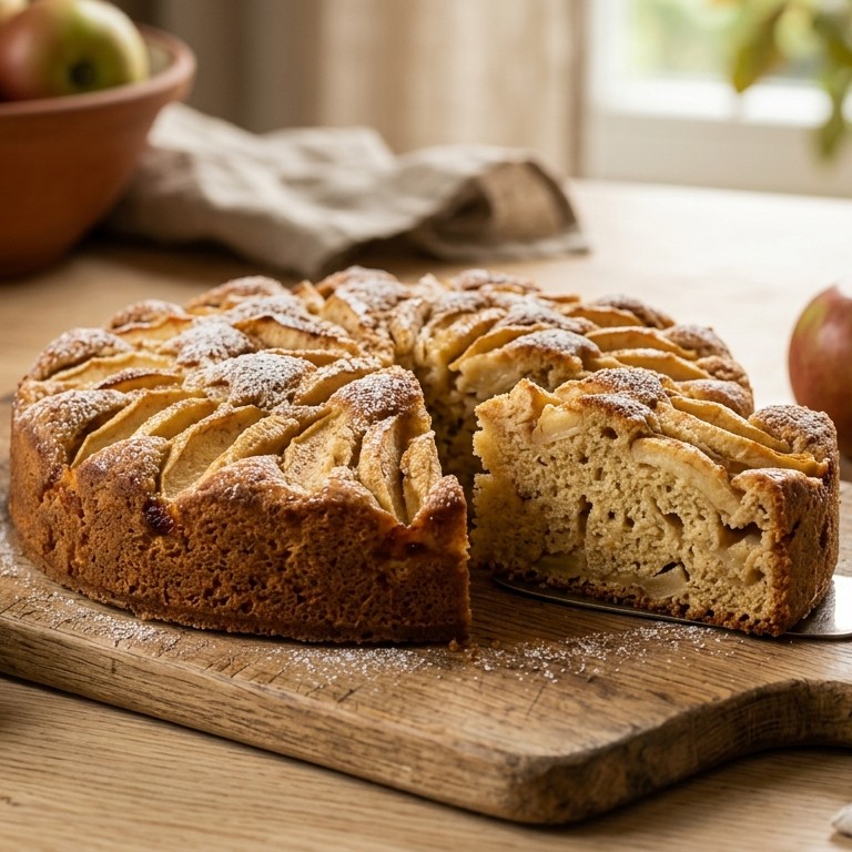 Appelcake met rum