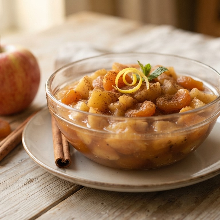 Appelcompote uit de magnetron
