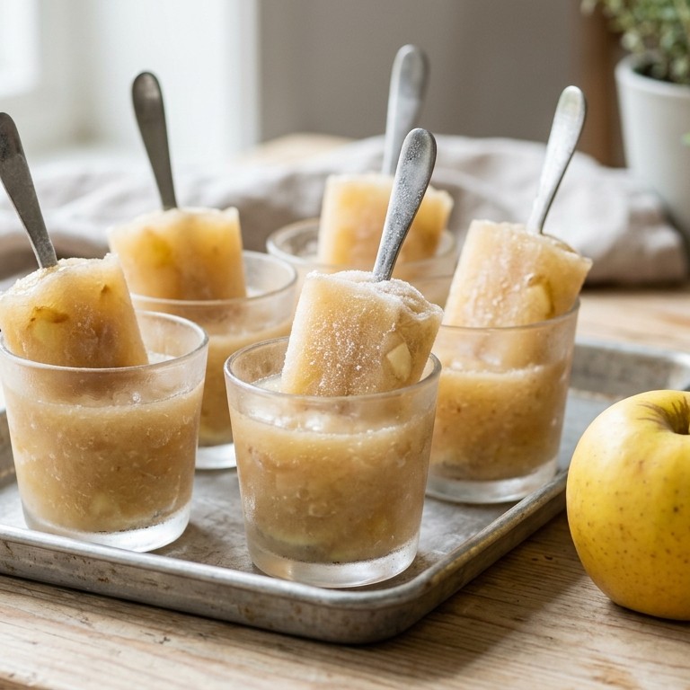 Appelmoes ijsjes