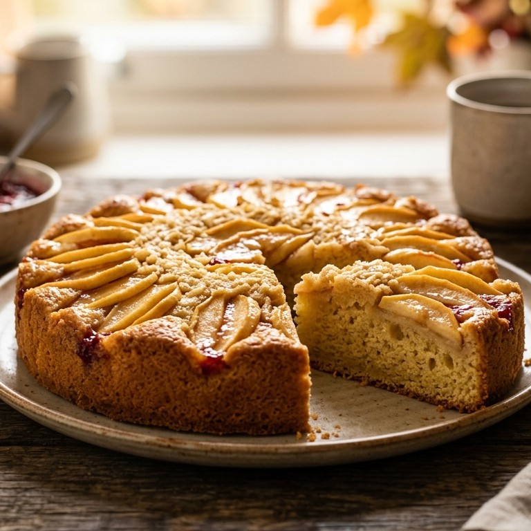 Appeltaart met marsepein