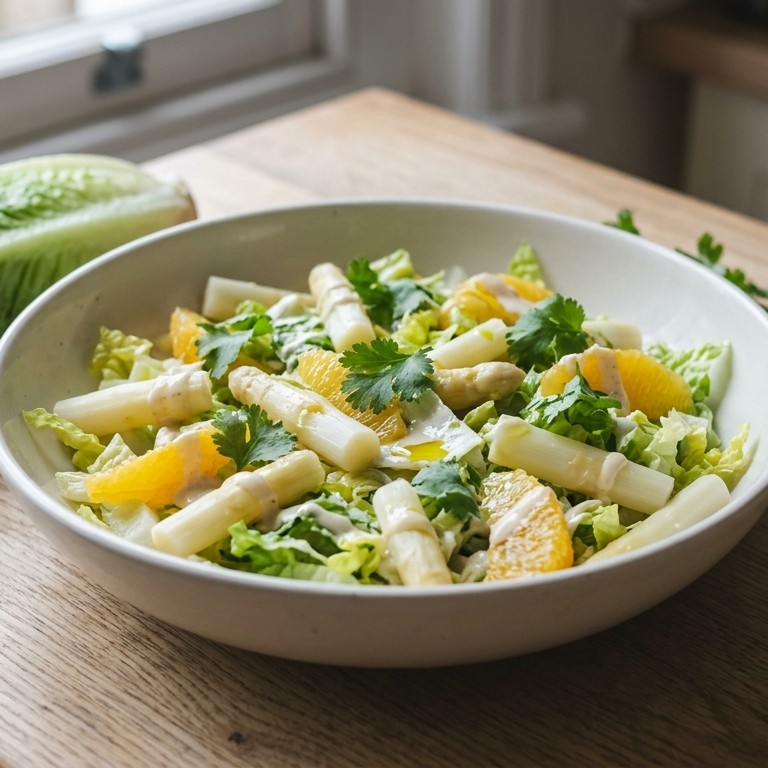 Asperge-sinaasappelsalade