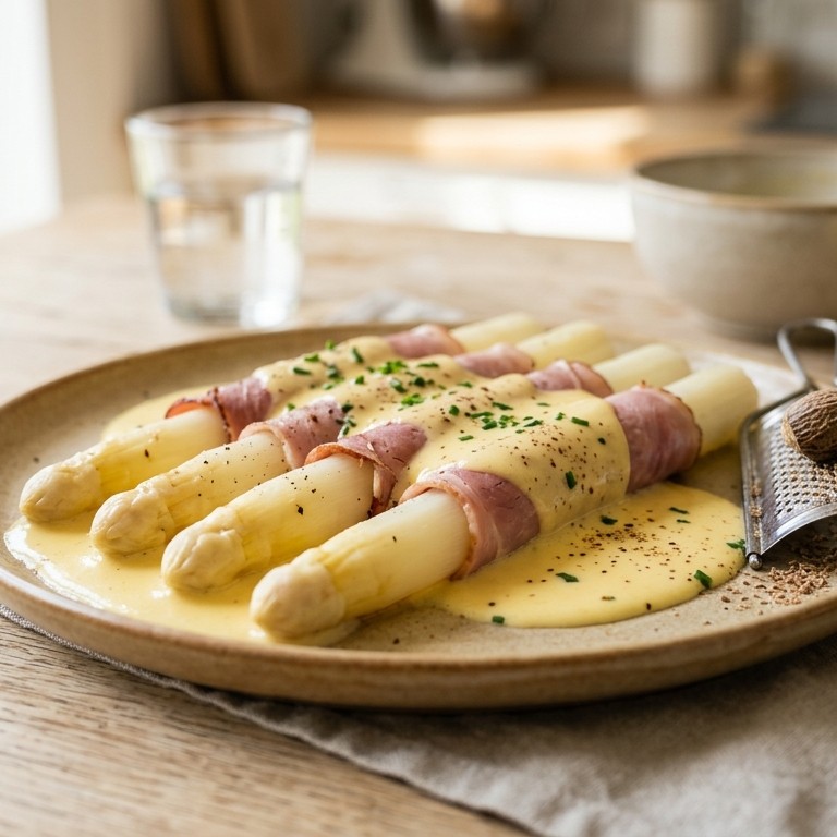Aspergerolletjes met botersaus