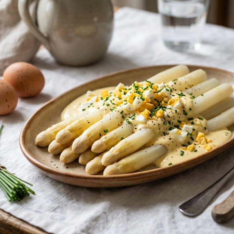 Asperges met eiersaus