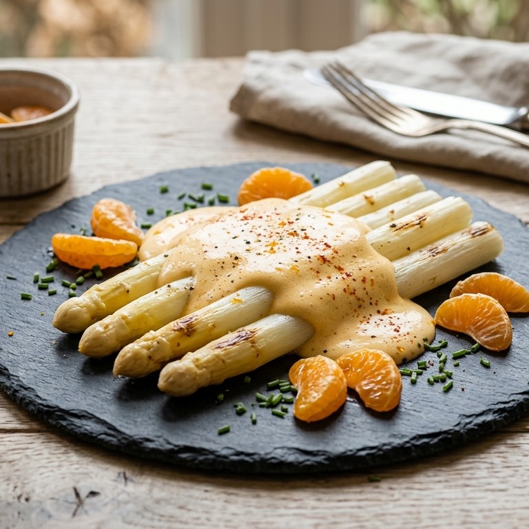 Asperges met Japanse Mikadosaus