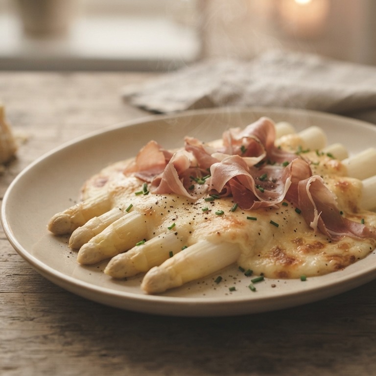 Asperges met kaassaus