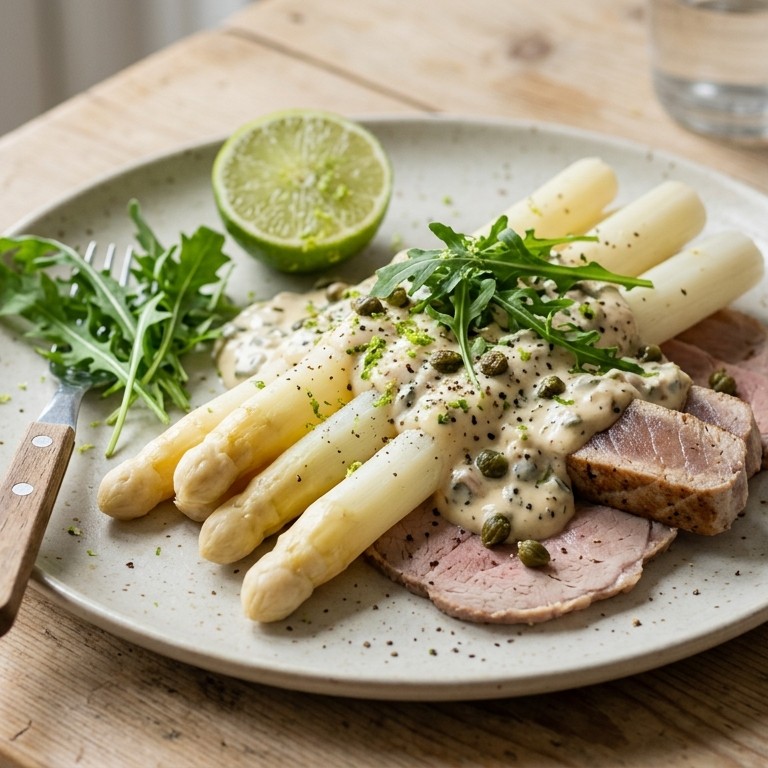Asperges met tonijnnayonaise