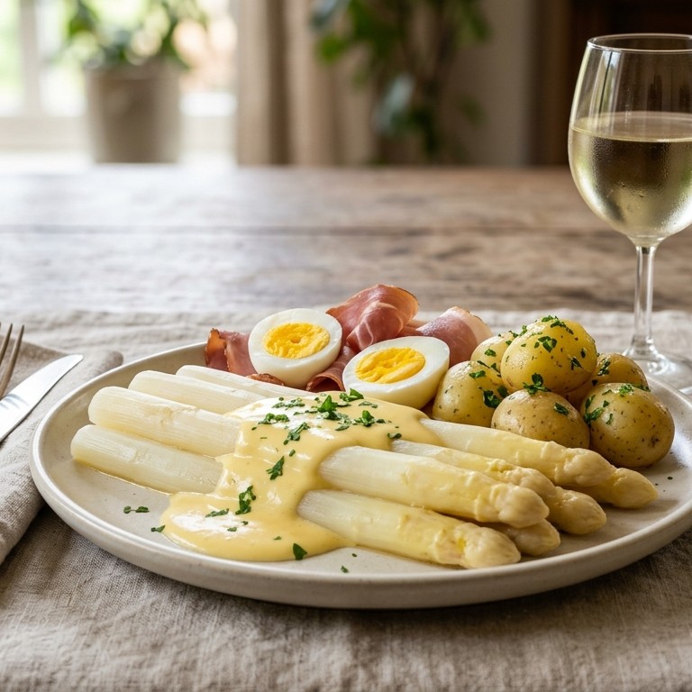 Asperges op de traditionele manier