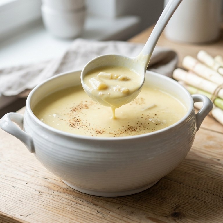 Aspergesoep van de chef kok