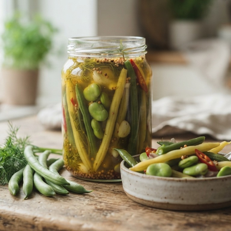 Atjar kacang (bonen in het zuur)