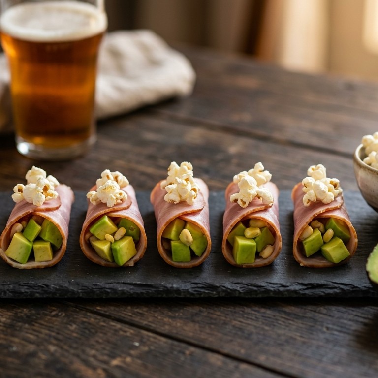 Avocado en popcorn in Coburgerham