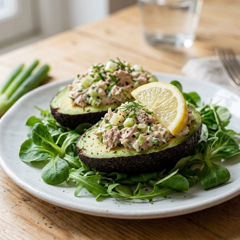 Avocado-tonijnsalade